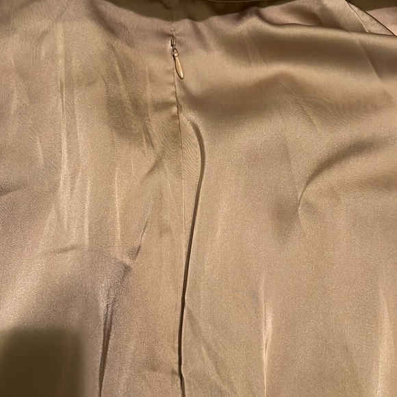 Anthropologie Mable Satin Twist Front Cutout Mini Shirt Dress Size M - Picture 6 of 8